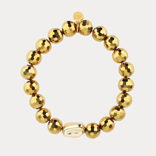 Gold Disco Bracelet