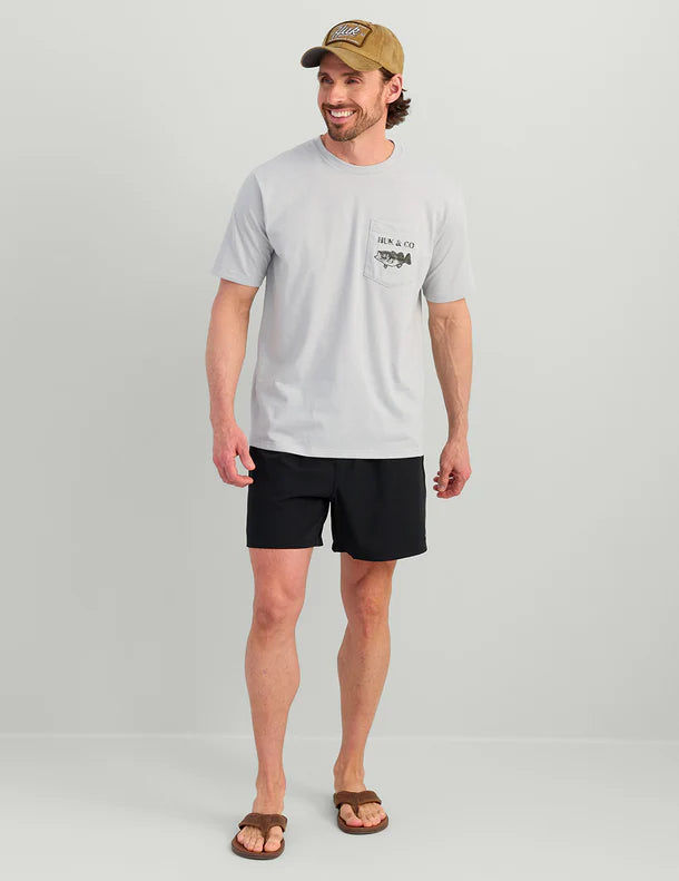 Huk & Co Tee in Harbor Mist