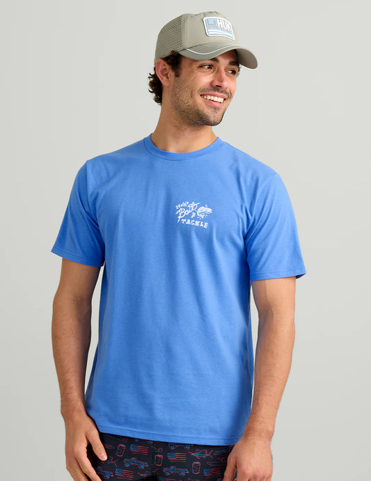 Huk Bait Tee in Regatta