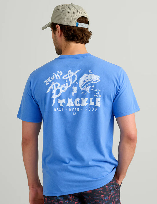 Huk Bait Tee in Regatta