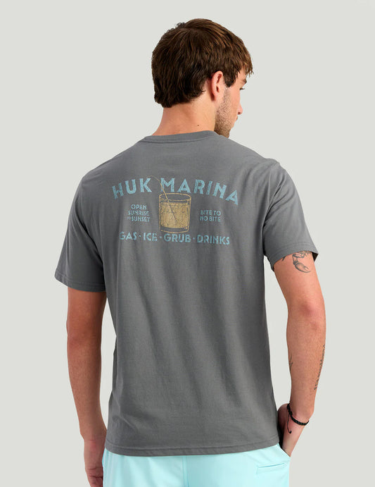 Huk Marina Tee in Anchor