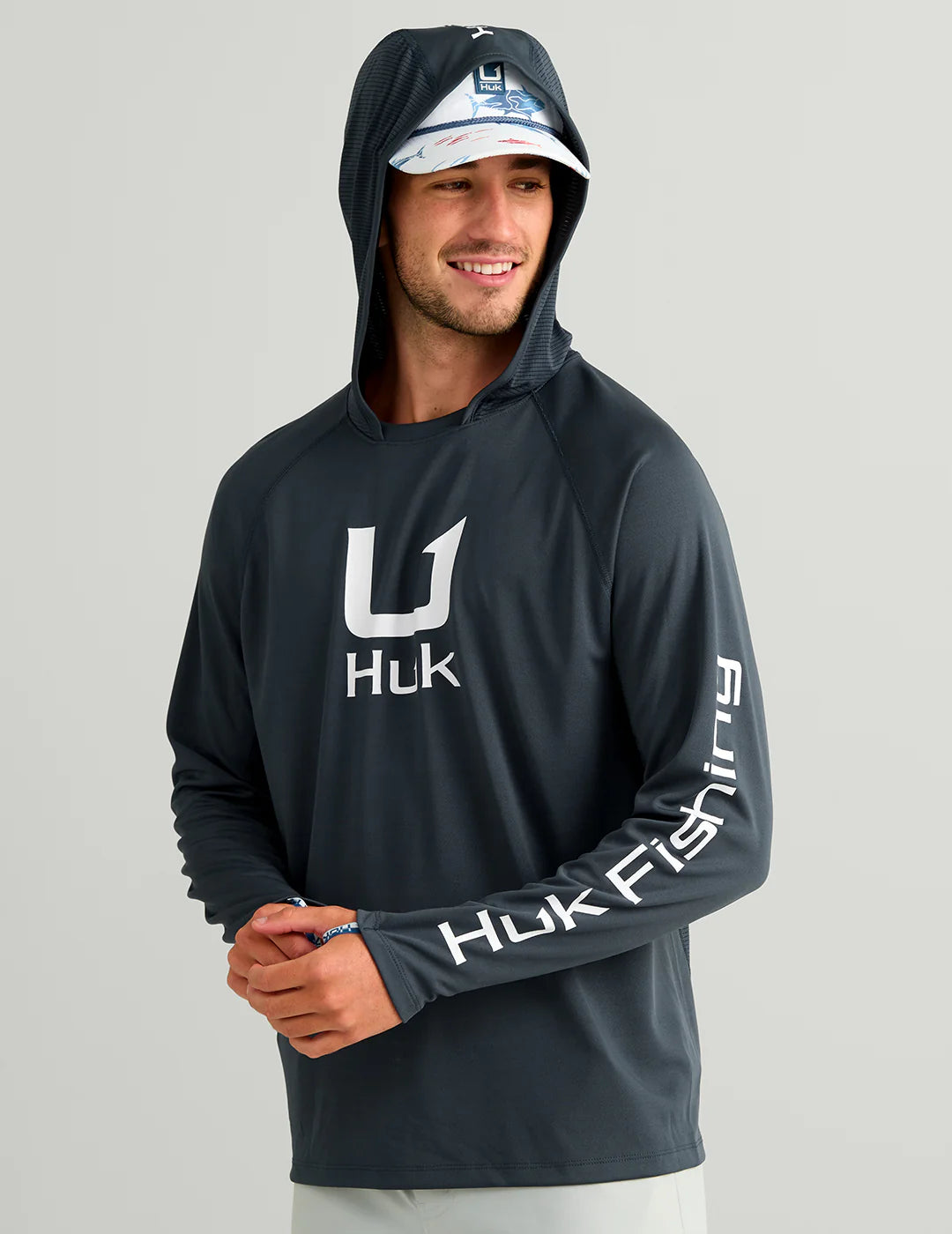Huk Icon Performance Hoodie in Sea Storm