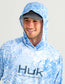 Huk Pursuit Performance Hoodie in Mossy Oak Regatta