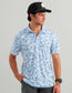 Huk KC Airweight Performance Polo in Regatta Fish Chaos