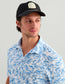 Huk KC Airweight Performance Polo in Regatta Fish Chaos