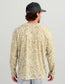 Huk Airweight KC Printed Crew in KC Sand Camo