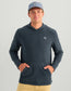 Huk Leeward Lightweight Fleece Hoodie in Sea Storm Heather
