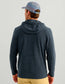 Huk Leeward Lightweight Fleece Hoodie in Sea Storm Heather