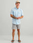 Huk Tide Point Short Sleeve Button-Down in Coastal Drift
