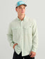 Huk Tide Point Button-Down in Pale Algae