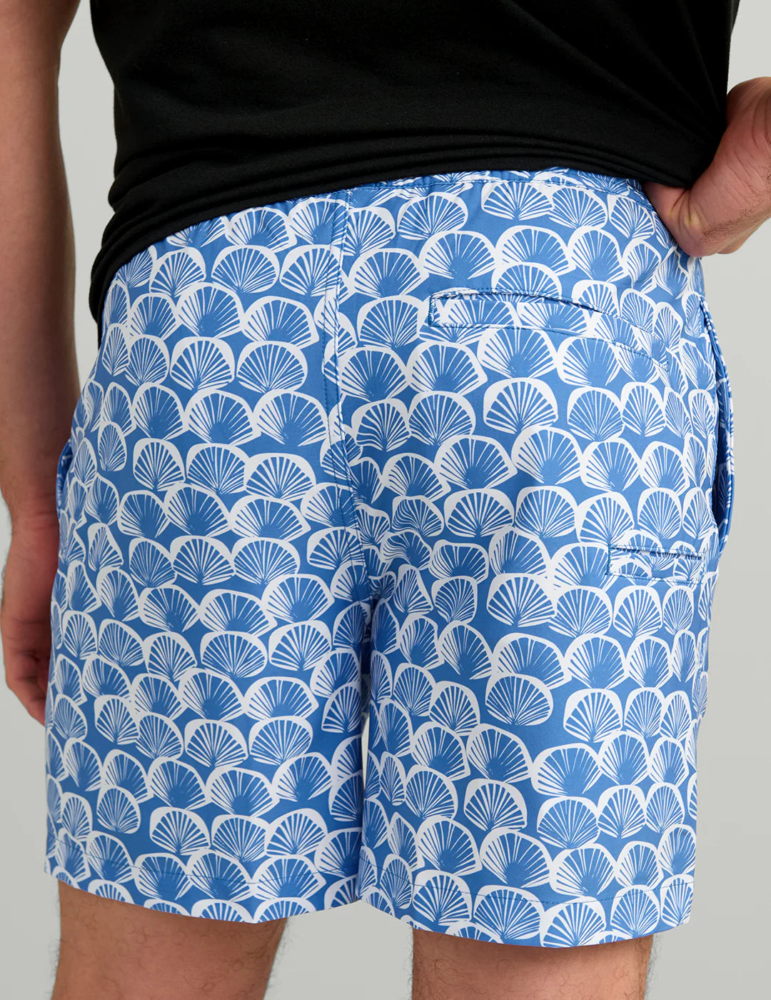 Huk Pursuit Volley Swim Shorts in Regatta Clam Shell