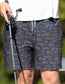 Huk KC Pursuit Volley Swim Short in Sea Storm Americana