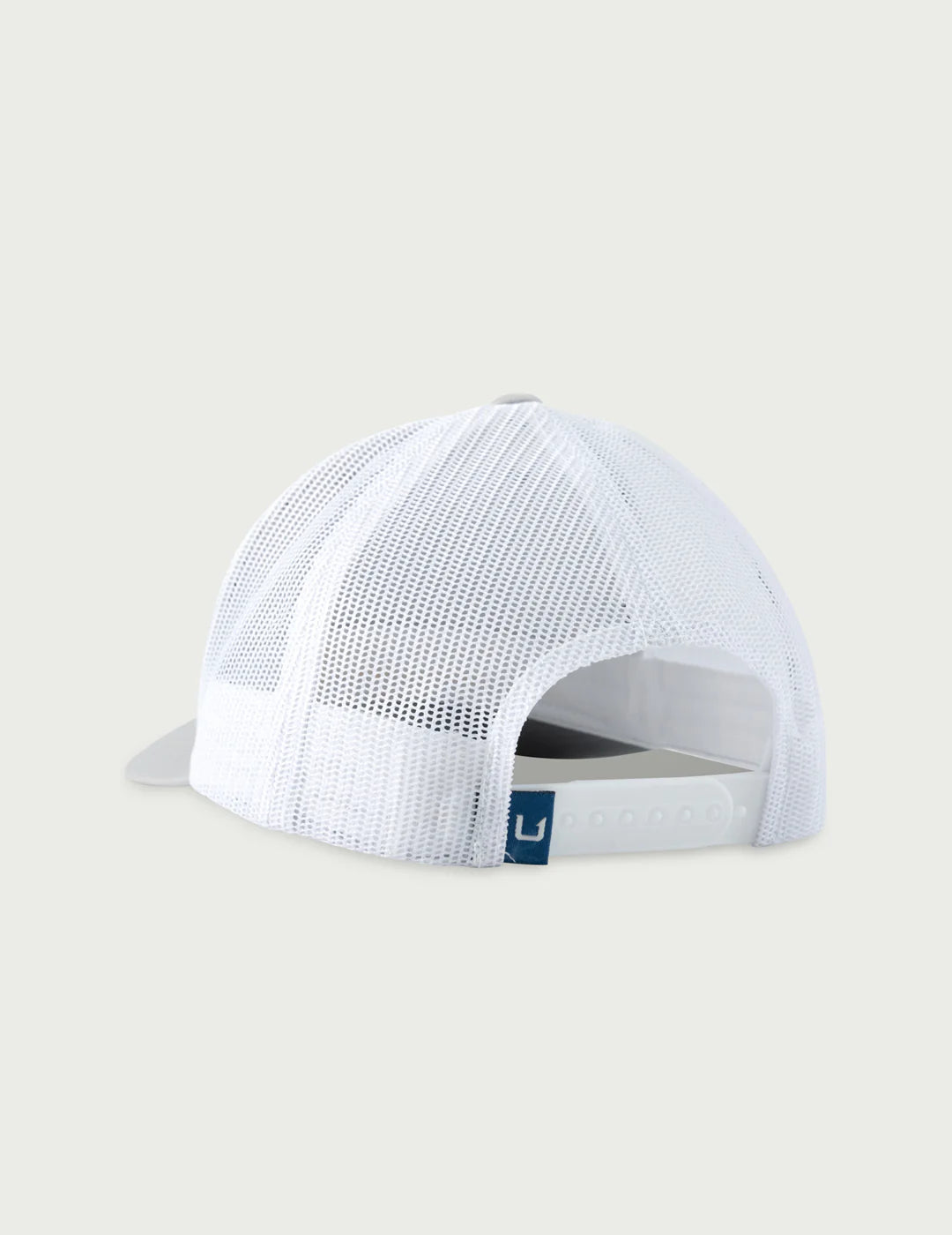 Huk Trophy Flag Trucker Hat in Harbor Mist