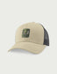 Huk Stacked U Trucker Hat in Overland
