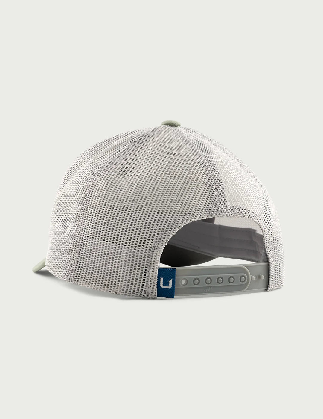 Huk Stacked U Trucker Hat in Seagrass