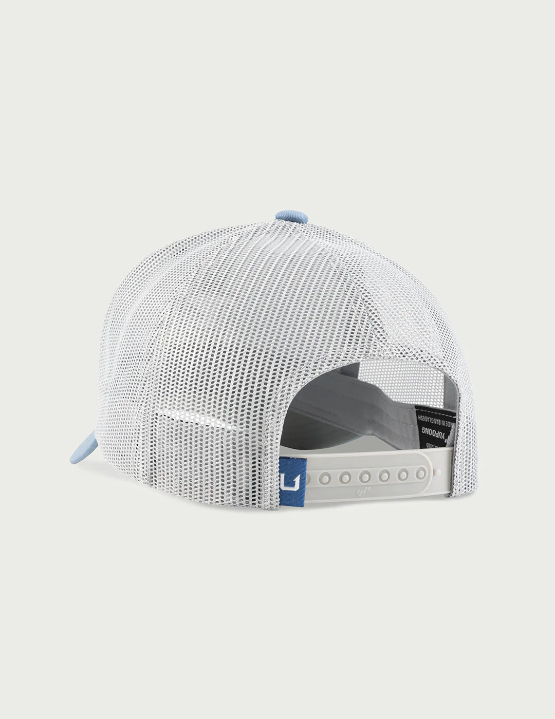 Huk Stacked U Trucker Hat in Quiet Harbor