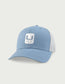 Huk Stacked U Trucker Hat in Quiet Harbor