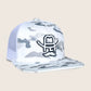 Cowboy Cool Hank 3D Hat in White Camo