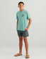 Huk Kids Fish Adventure Tee in Marine Blue Heather