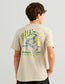 Kids Rodeo Bass Tee in River Rock Heather