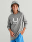 Huk Kids Icon Performance Hoodie in Sharkskin