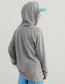 Huk Kids Icon Performance Hoodie in Sharkskin