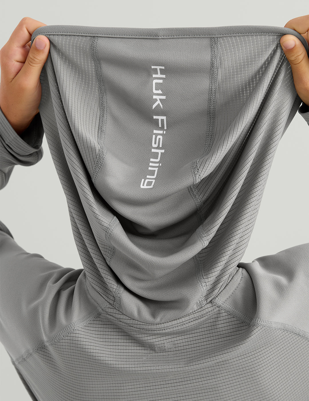 Huk Kids Icon Performance Hoodie in Sharkskin