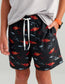 Huk Kids Pursuit Volley Swim Short in Sea Storm Tuna School