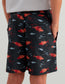 Huk Kids Pursuit Volley Swim Short in Sea Storm Tuna School
