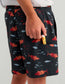 Huk Kids Pursuit Volley Swim Short in Sea Storm Tuna School