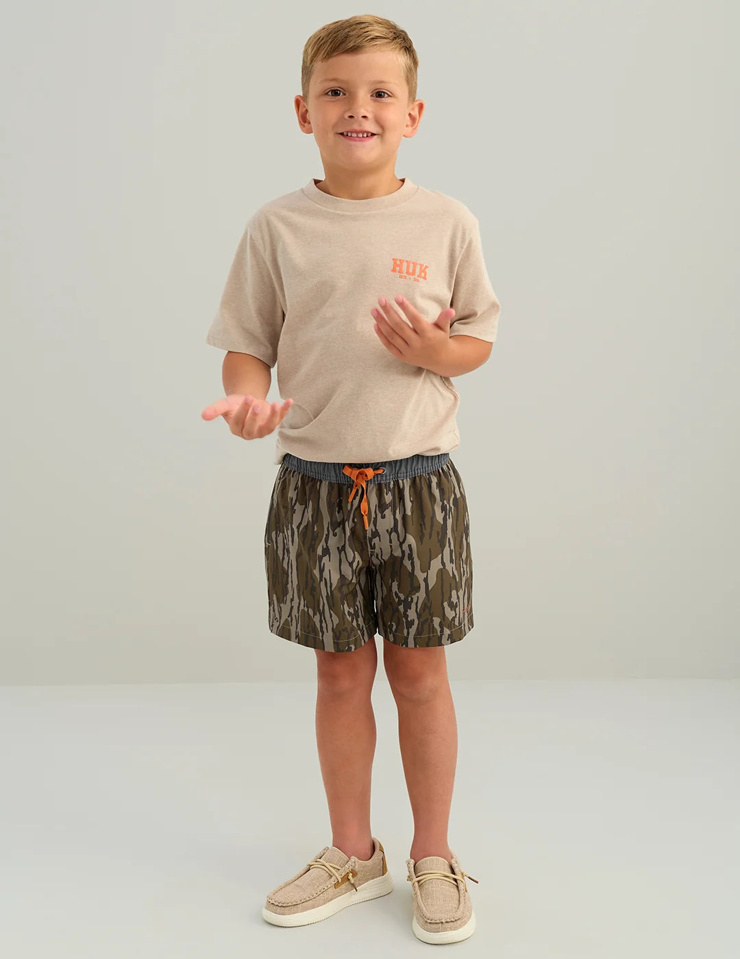 Huk Kids Mossy Oak Pursuit Volley Swim Short
