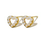 Linny Co Talia Heart Pearl Earrings