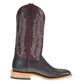 Horse Power Top Hand Black Smooth Ostrich
