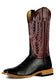Horse Power Top Hand Black Smooth Ostrich
