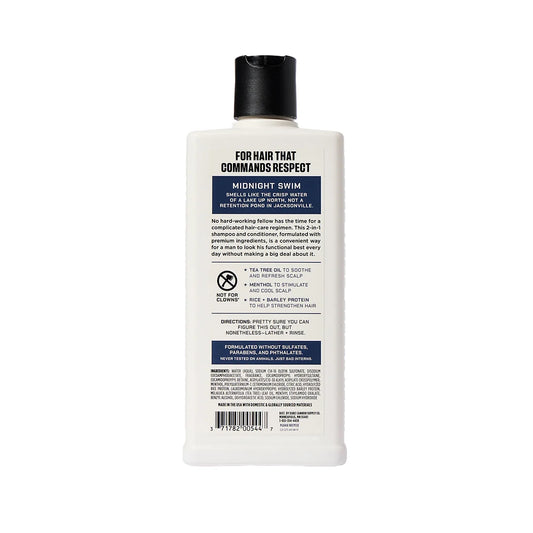 Duke Cannon Midnight Swim Shampoo + Conditioner