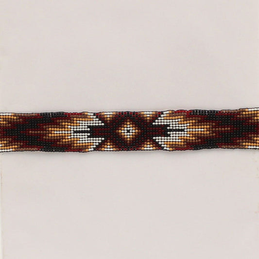 Twister Multi-Tonal Beaded Stretch Hatband