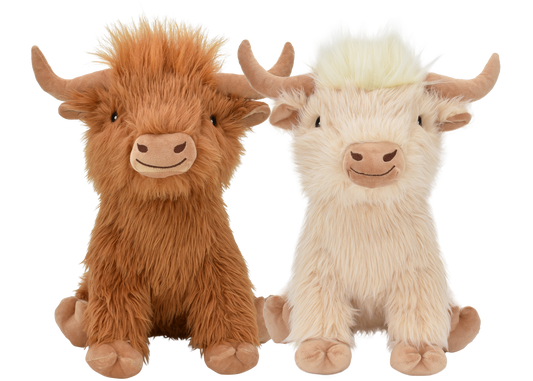 Multipet Highland Cow Dog Toy