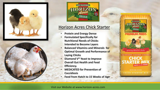 Horizon Acres Medicated Chick Starter Mix