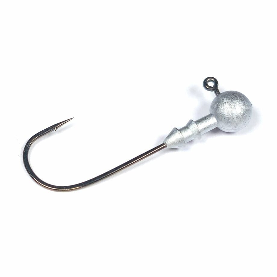Gamakatsu fishing hook with jig on a white background