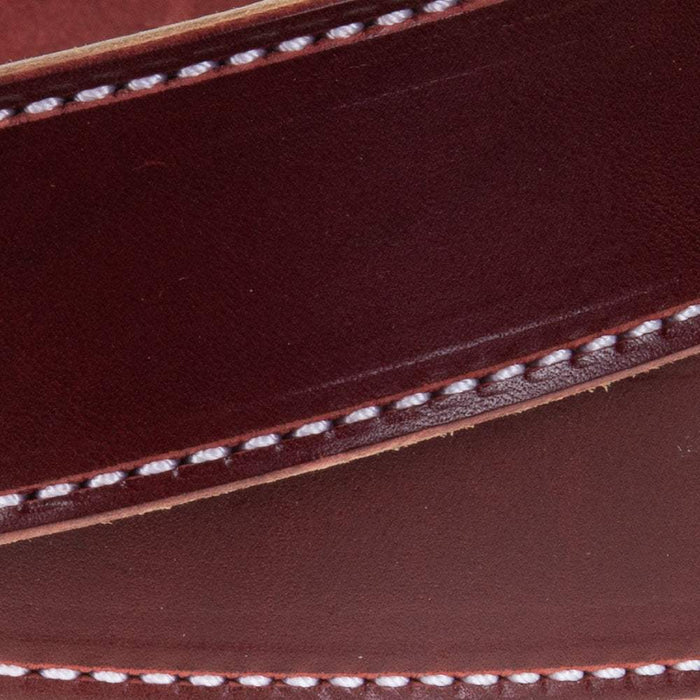Texas Saddlery Latigo Belt in Burgundy