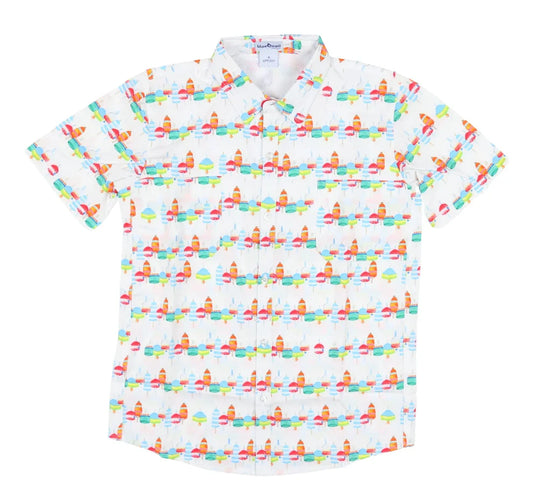 Blue Quail Buoys Short Sleeve Shirt