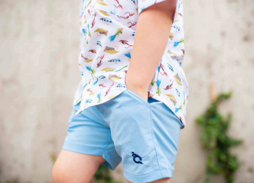 Blue Quail Light Blue Shorts