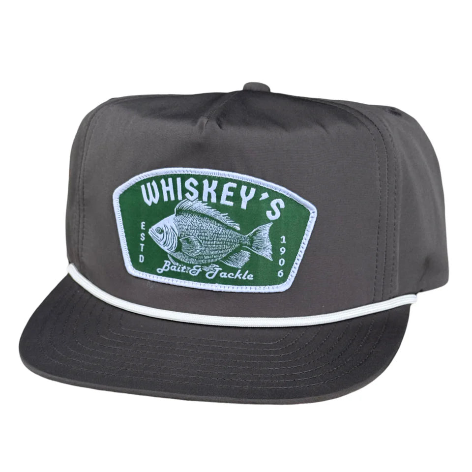 Whiskey Bent Hat Co. Bait & Tackle Cap in Gray