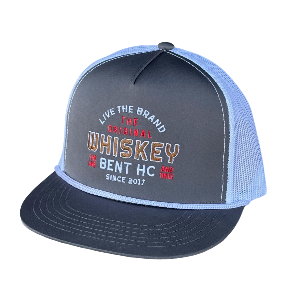 Whiskey Bent Hat Co. The Straight Gunmetal Cap