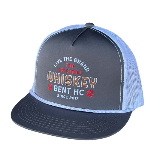 Whiskey Bent Hat Co. The Straight Gunmetal Cap