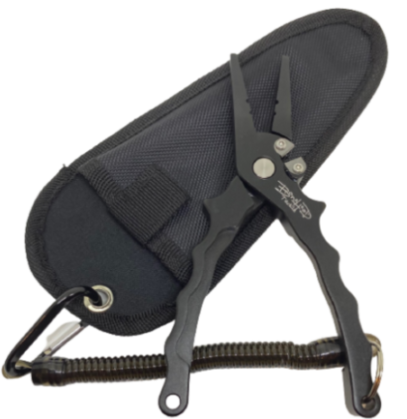 BoneHead 7.5″ Spring Loaded Aluminum Pliers with Carbide Line Cutters