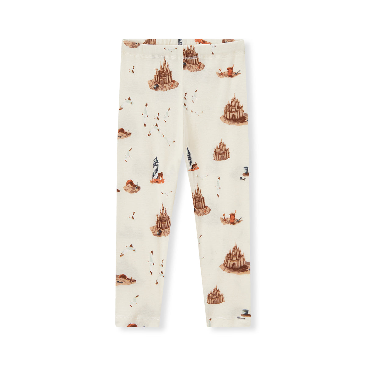 Milkbarn Sandcastle Organic Cotton Dress & Legging Set
