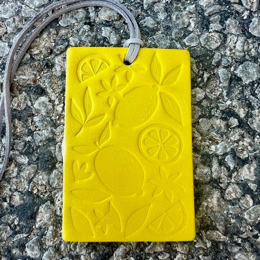 Callahan Leather Co. Rectangle Lemon Freshie