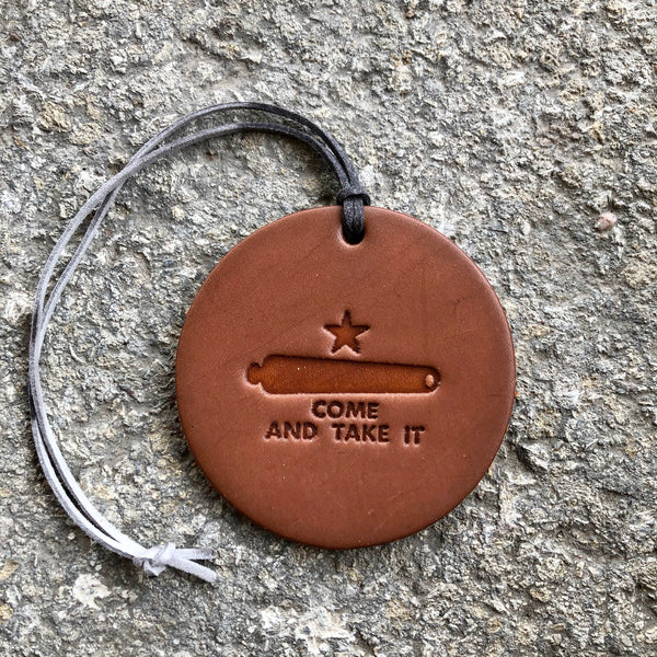 Callahan Leather Co. Round Come & Take It Freshie