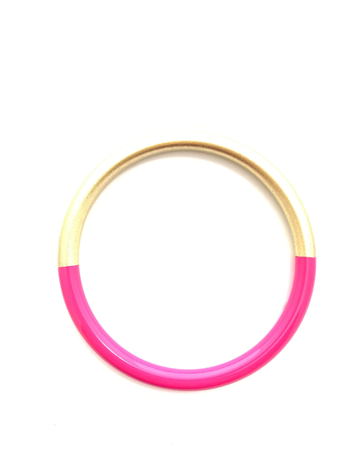 Accessory Jane Hot Pink/Gold Bangle